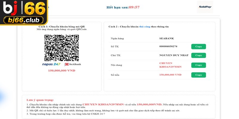 Ưu điểm vượt trội khiến việc nạp tiền BJ66 thu hút hội viên