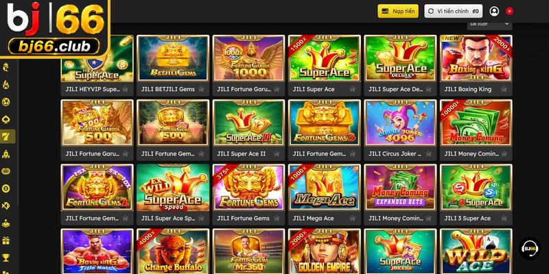 Nổ hũ BJ66 mang đến không gian giải trí đỉnh cao cho mọi game thủ