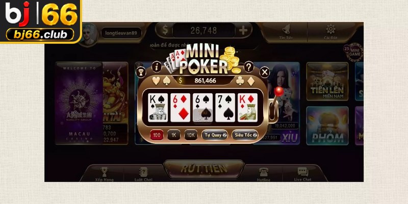 Lưu ý khi các thành viên tham gia nổ hũ mini poker online
