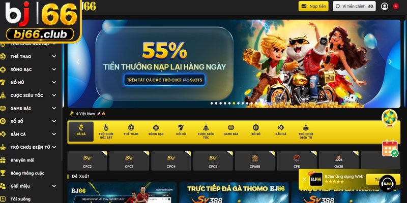 Quy trình cài đặt phần mềm BJ66 về di động được tối ưu hóa rất đơn giản